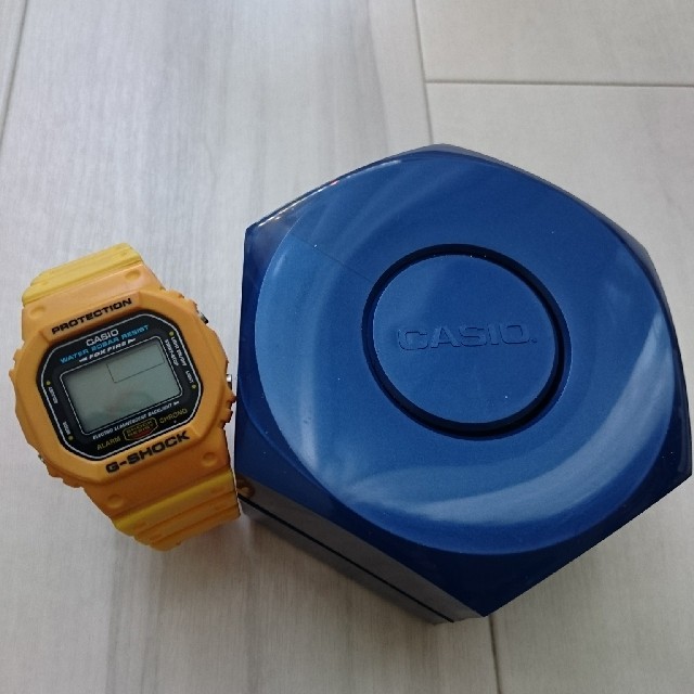 腕時計(デジタル)希少❗ G-SHOCK DW5600ED-9 イエロー スピード ジーショック