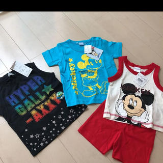 ディズニー(Disney)のベビー　男の子セット　Tシャツ　タンクトップ　ミッキー  ディズニー(Ｔシャツ)