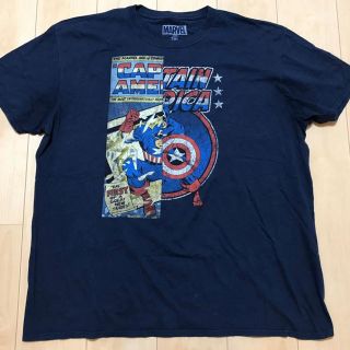 送料無料☆キャプテンアメリカTシャツ！2XLサイズ！MARVELマーベル(Tシャツ/カットソー(半袖/袖なし))