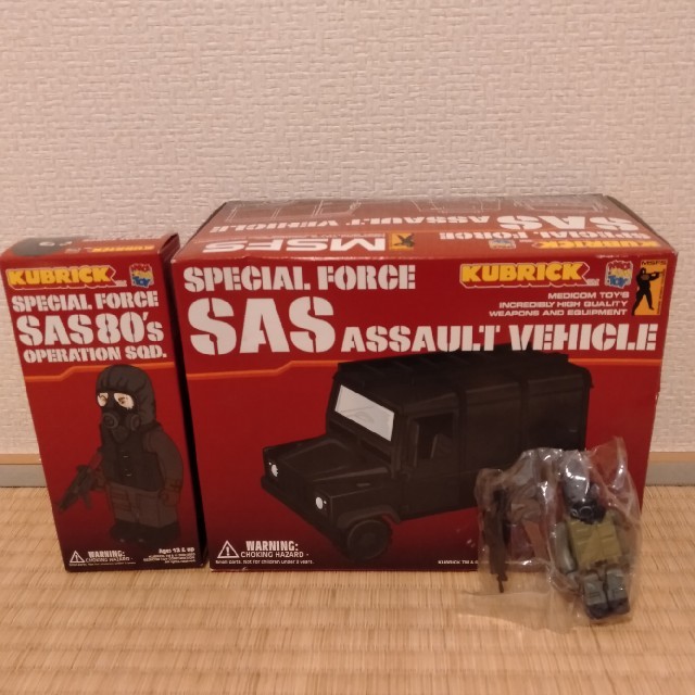 キューブリック スペシャルフォース  特殊空挺部隊 強襲車両+ SAS 80's