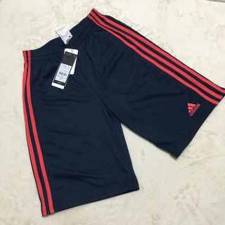 アディダス(adidas)の新品 アディダス ハーフパンツ ジャージ 男女兼用adidas ネイビー 130(パンツ/スパッツ)