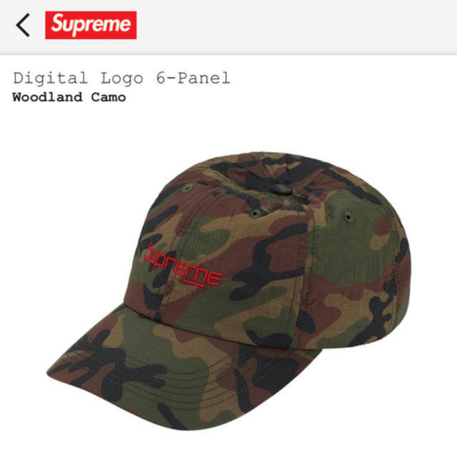 supreme Digital Logo 6-Panel