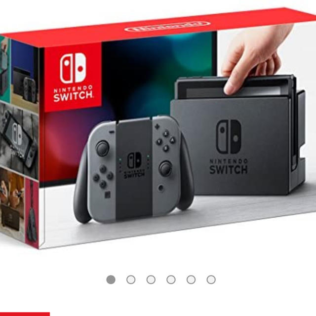 Nintendo Switch(ニンテンドースイッチ)の任天堂switch グレー本体 エンタメ/ホビーのゲームソフト/ゲーム機本体(家庭用ゲーム機本体)の商品写真