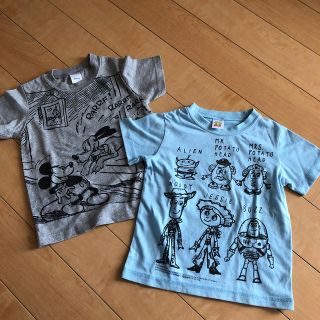 ディズニー(Disney)の☆ 最終お値下げ☆Tシャツ　２枚セット(Tシャツ/カットソー)