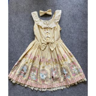 アンジェリックプリティー(Angelic Pretty)のAngelic Pretty Wonder Gallery JSKセット(ひざ丈ワンピース)