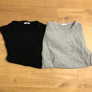 ジーユー(GU)のGU サーマルティシャツ　2枚セット(Tシャツ/カットソー(半袖/袖なし))