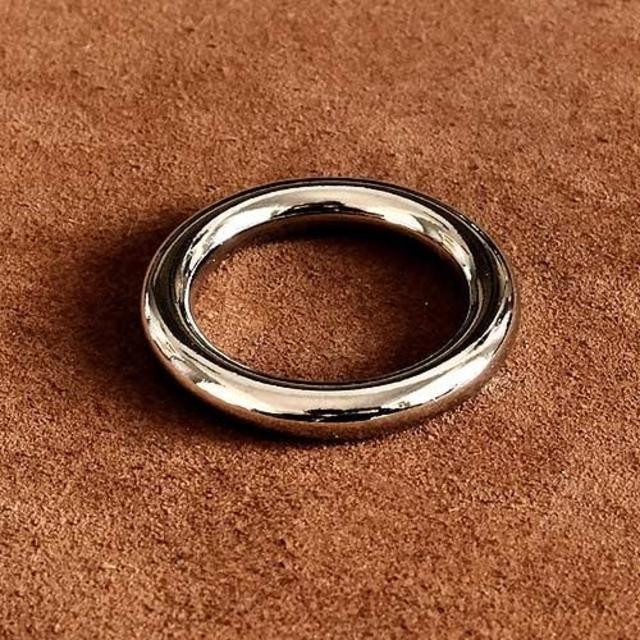 ニッケルシルバー 指輪 25号 （Lサイズ）リング パーツ アクセサリー 銀色 メンズのアクセサリー(リング(指輪))の商品写真
