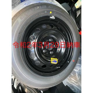 ブリヂストン(BRIDGESTONE)の値下げ　シエンタ　タイヤ　ホイール　新車外し　純正　15インチ(タイヤ・ホイールセット)