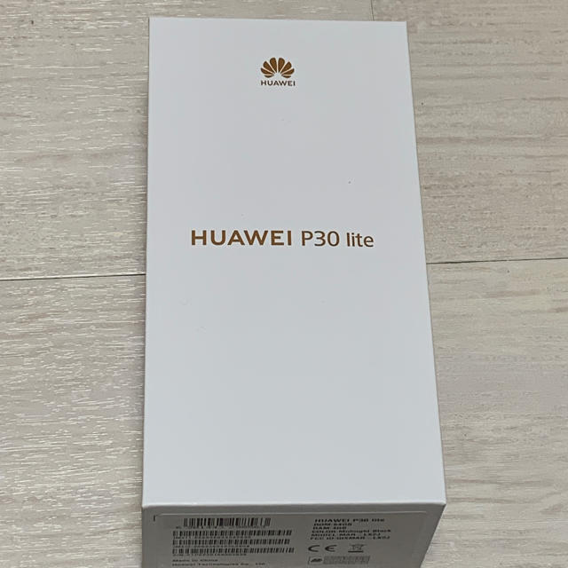 【新品2台】HUAWEI P30lite 64GB BK・WH SIMフリースマートフォン/携帯電話