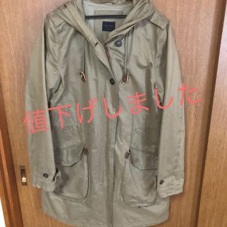 ザラ(ZARA)の再値下げ　ZARAモッズコート　着た感じL〜LL(モッズコート)