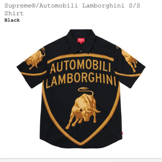 BlackSIZESupreme Automobili Lamborghini S/SShirt