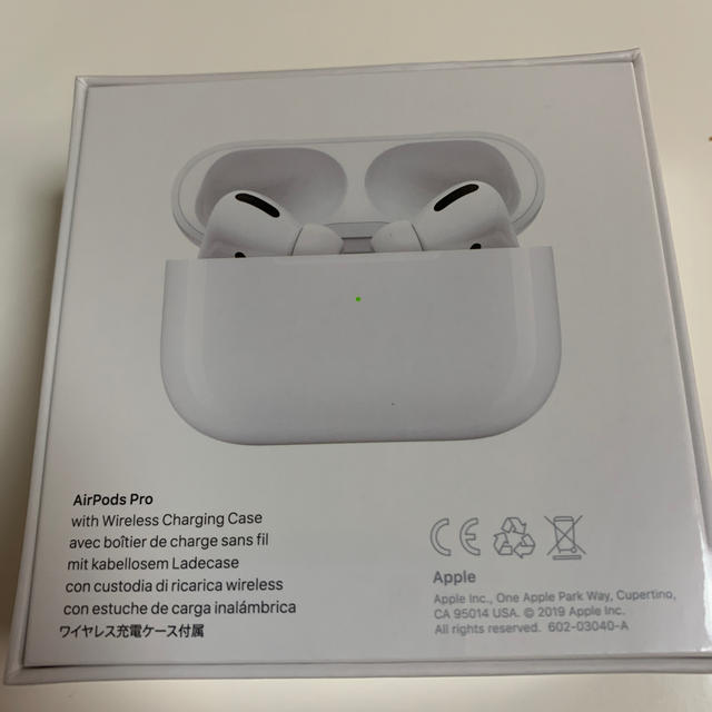 Apple(アップル)のairpods pro 新品未使用未開封 スマホ/家電/カメラのオーディオ機器(ヘッドフォン/イヤフォン)の商品写真