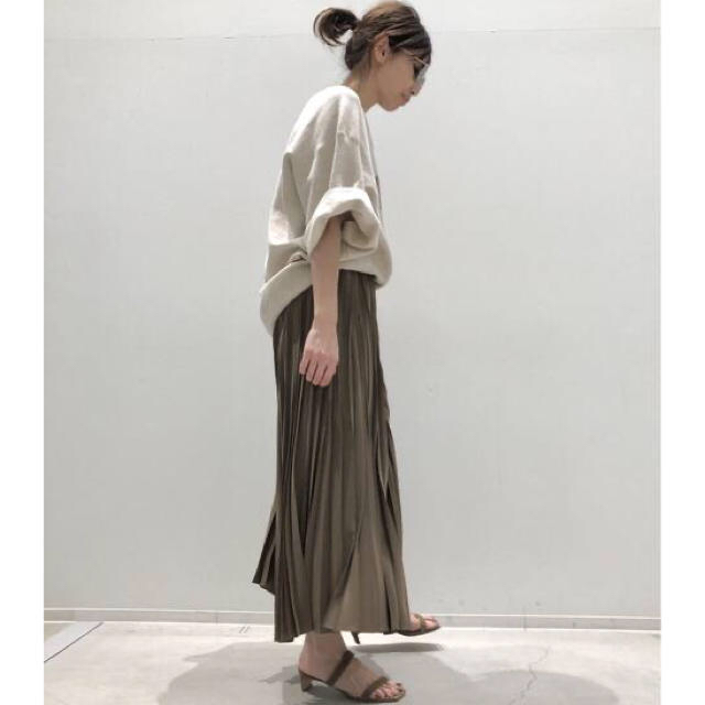 タグ付き新品◆ L'Appartement Pleats Skirt ベージュ 1