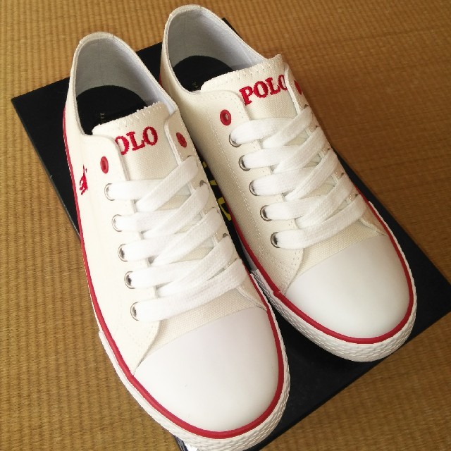 POLO RALPH LAUREN(ポロラルフローレン)の最終お値下げ★POLO   キャンバススニーカー　24★ レディースの靴/シューズ(スニーカー)の商品写真