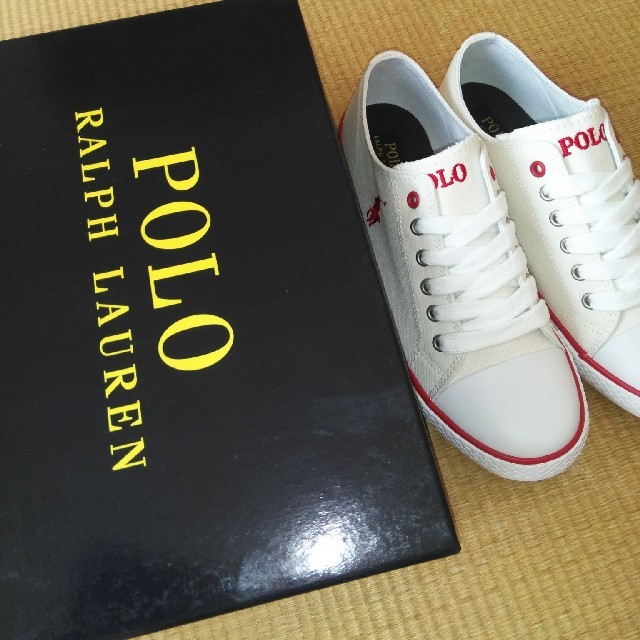 POLO RALPH LAUREN(ポロラルフローレン)の最終お値下げ★POLO   キャンバススニーカー　24★ レディースの靴/シューズ(スニーカー)の商品写真