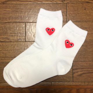 コムデギャルソン(COMME des GARCONS)の新品！靴下 白ソックス(ソックス)