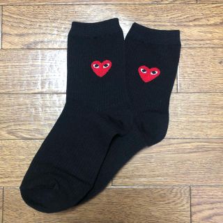 コムデギャルソン(COMME des GARCONS)の新品！靴下 黒 ソックス レディース(ソックス)