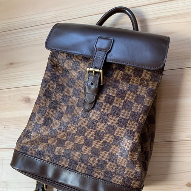 LOUIS VUITTON - LOUIS VUITTON ルイヴィトン ソーホー ダミエ リュックサック 値下の通販 by かわかわ's