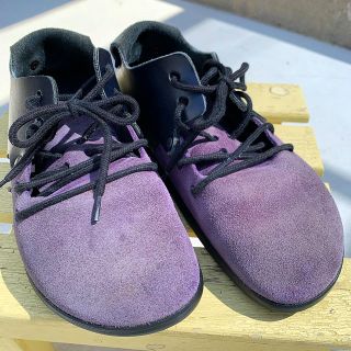 ビルケンシュトック(BIRKENSTOCK)のビルケンシュトック　パープル✖️ブラック　37(ローファー/革靴)