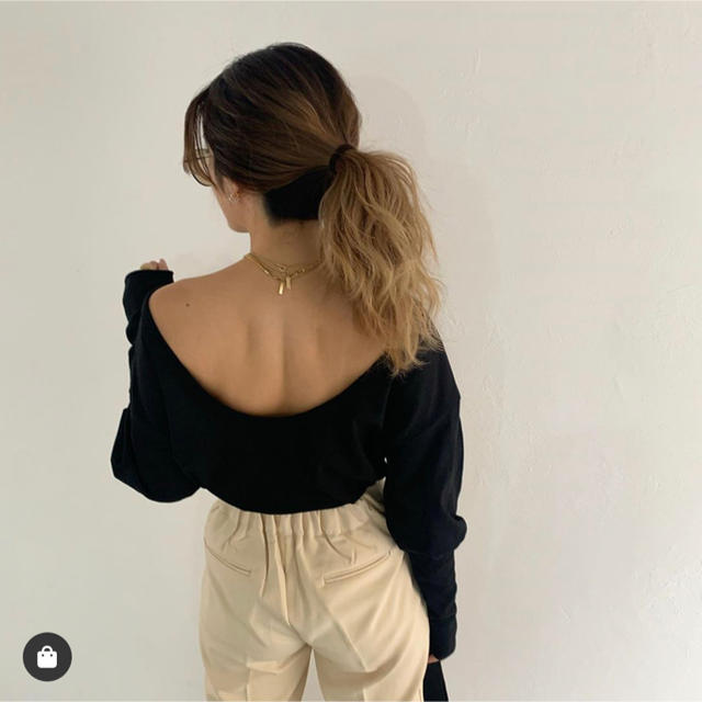 ALEXIA STAM(アリシアスタン)のFlugge   Feminine open tops レディースのトップス(カットソー(長袖/七分))の商品写真