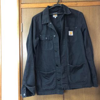 カーハート(carhartt)のcar hart カーハート ブラック　デニムジャケット(Gジャン/デニムジャケット)