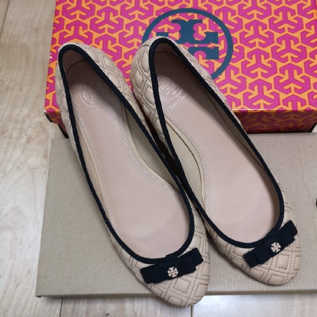 値下げ【Tory Burch】フラットパンプス　バレエシューズ(8.5M) 美品