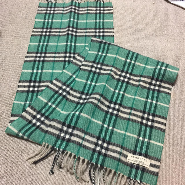 BURBERRY - Burberry マフラー 緑の通販 by ひっと's shop｜バーバリーならラクマ