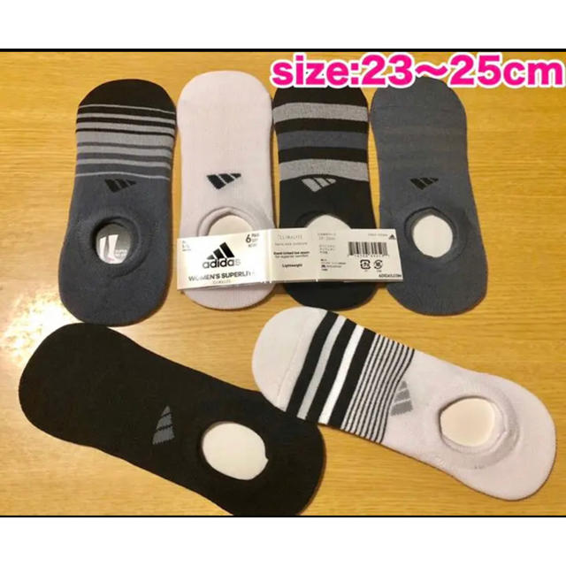 adidas(アディダス)のadidas レディース用靴下【6足セット】23〜25cm レディースのレッグウェア(ソックス)の商品写真