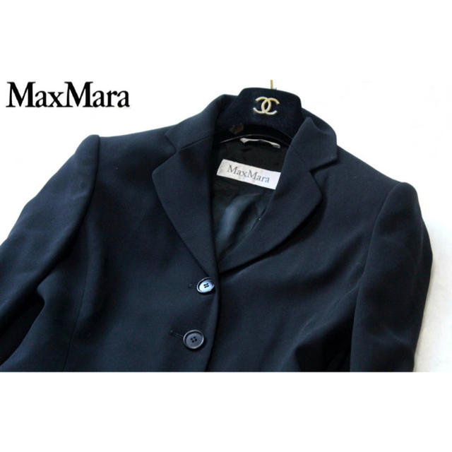 Max Mara(マックスマーラ)のマックスマーラMaxMara 白タグ 最高級 大人ラグジュアリー ジャケット♪  レディースのジャケット/アウター(テーラードジャケット)の商品写真