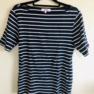 シマムラ(しまむら)のボーダー半袖Tシャツ(Tシャツ(半袖/袖なし))