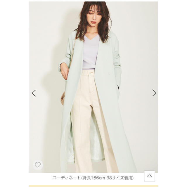 新品 The Virgnia ノーカラーガウンコート 1