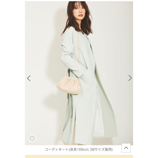 新品 The Virgnia ノーカラーガウンコート 2
