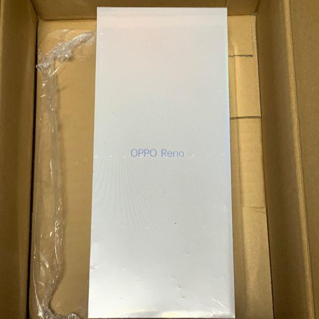 OPPO Reno A 128GB ブルー SIMフリー 新品未開封品スマートフォン/携帯電話