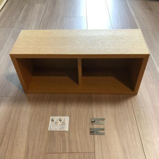 ムジルシリョウヒン(MUJI (無印良品))の壁に付けられる家具・箱・幅４４ｃｍ(棚/ラック/タンス)