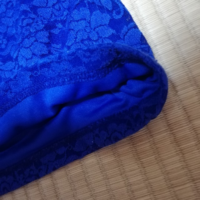 HONEYS(ハニーズ)の花柄レースタイトスカート♡ブルー♡ レディースのスカート(ミニスカート)の商品写真