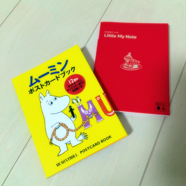 ムーミン ポストカードブックノート値下げ エンタメ/ホビーのアニメグッズ(その他)の商品写真