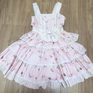 アンジェリックプリティー(Angelic Pretty)のAngelic Pretty お菓子の国の3段フリル(ひざ丈ワンピース)