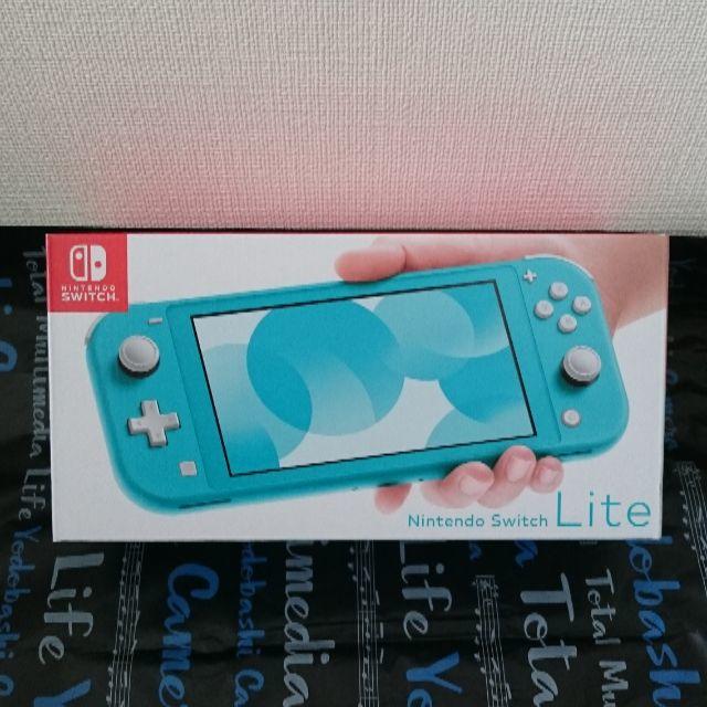 Nintendo Switch(ニンテンドースイッチ)のNintendo switch lite ターコイズ【新品・未使用】 エンタメ/ホビーのゲームソフト/ゲーム機本体(携帯用ゲーム機本体)の商品写真