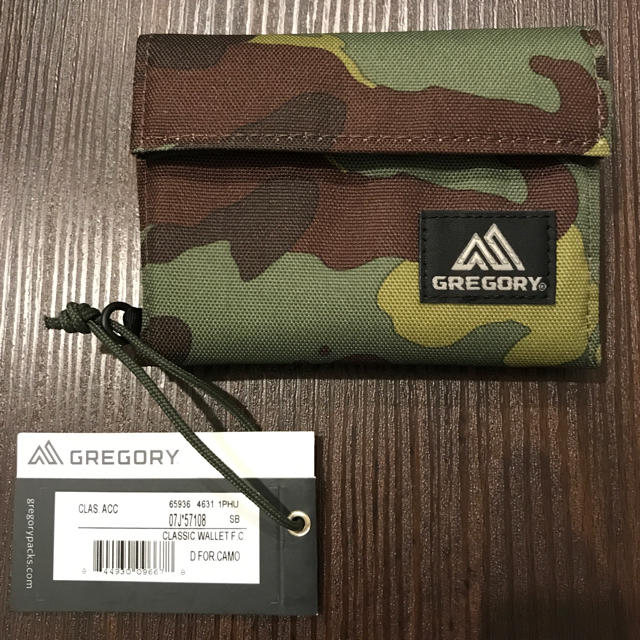 Gregory(グレゴリー)のGregory  CLASSIC WALLET ディープフォレストカモ 新品 メンズのファッション小物(折り財布)の商品写真