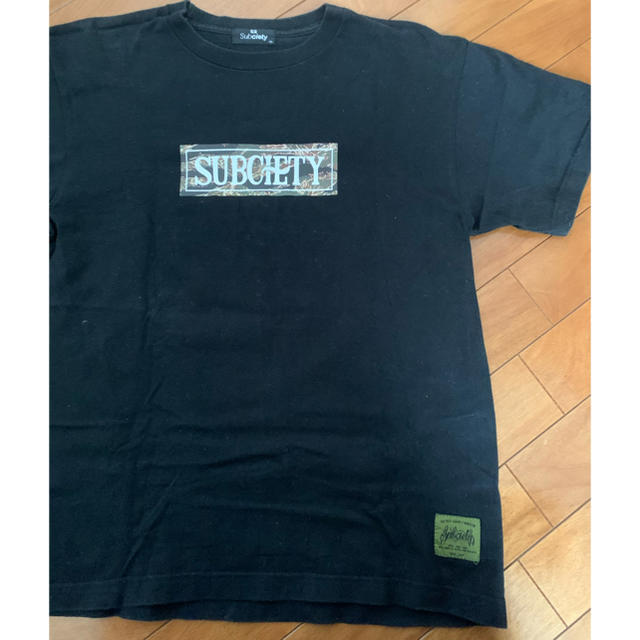 Subciety(サブサエティ)のsubciety タイガーカモロゴTシャツ メンズのトップス(Tシャツ/カットソー(半袖/袖なし))の商品写真