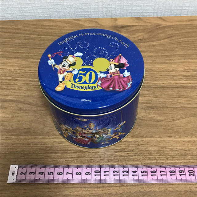 Disney(ディズニー)のDLR◆ディズニーランド 50周年◆缶のみ◆アナハイム エンタメ/ホビーのおもちゃ/ぬいぐるみ(キャラクターグッズ)の商品写真