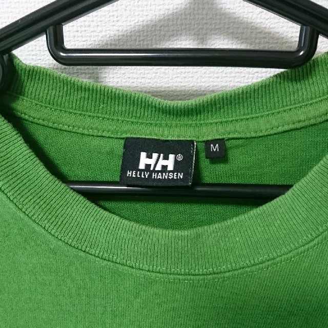 HELLY HANSEN(ヘリーハンセン)のHELLY HANSEN グリーン コットンTシャツ メンズのトップス(Tシャツ/カットソー(半袖/袖なし))の商品写真