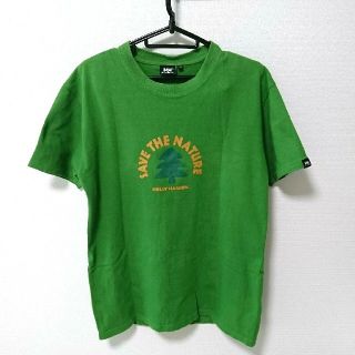 ヘリーハンセン(HELLY HANSEN)のHELLY HANSEN グリーン コットンTシャツ(Tシャツ/カットソー(半袖/袖なし))