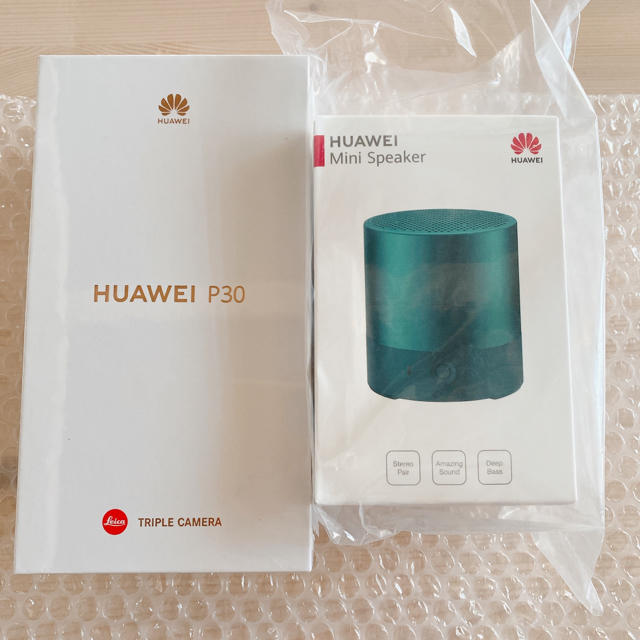 新品未開封 Huawei P30 オーロラ ミニスピーカー付