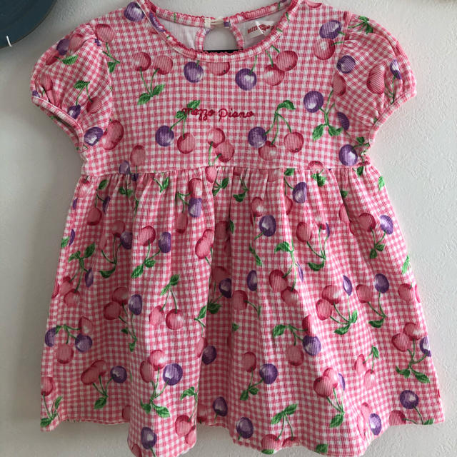 mezzo piano(メゾピアノ)のmezzo pianoチュニック120 キッズ/ベビー/マタニティのキッズ服女の子用(90cm~)(Tシャツ/カットソー)の商品写真