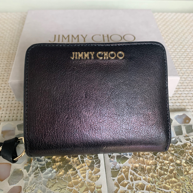 JIMMY CHOO(ジミーチュウ)のjimmy choo  二つ折り　財布 レディースのファッション小物(財布)の商品写真