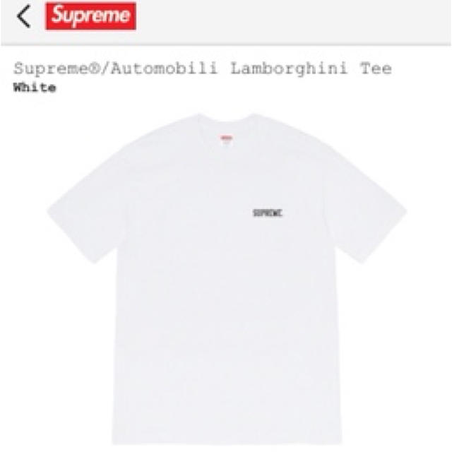 Supreme Supreme シュプリーム ランボルギーニ Tシャツの通販 By この S Shop シュプリームならラクマ