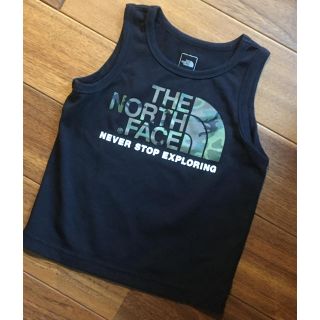 ザノースフェイス(THE NORTH FACE)のノースフェイス　タンクトップ　黒　110(Tシャツ/カットソー)