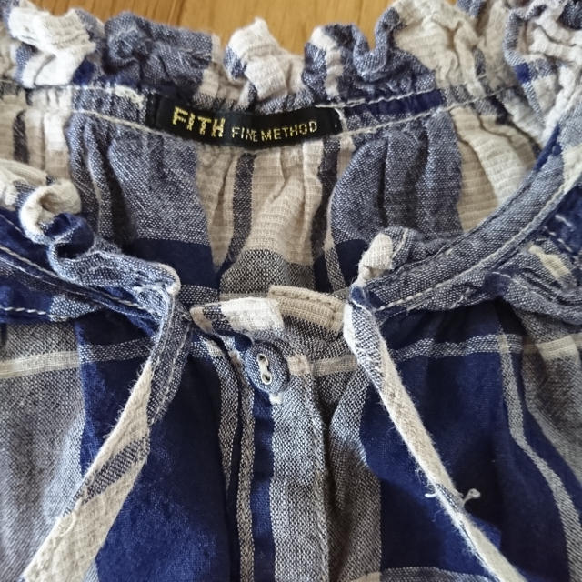 FITH(フィス)のFITH シャツ　サイズ100 フィス　ブラウス キッズ/ベビー/マタニティのキッズ服女の子用(90cm~)(ブラウス)の商品写真