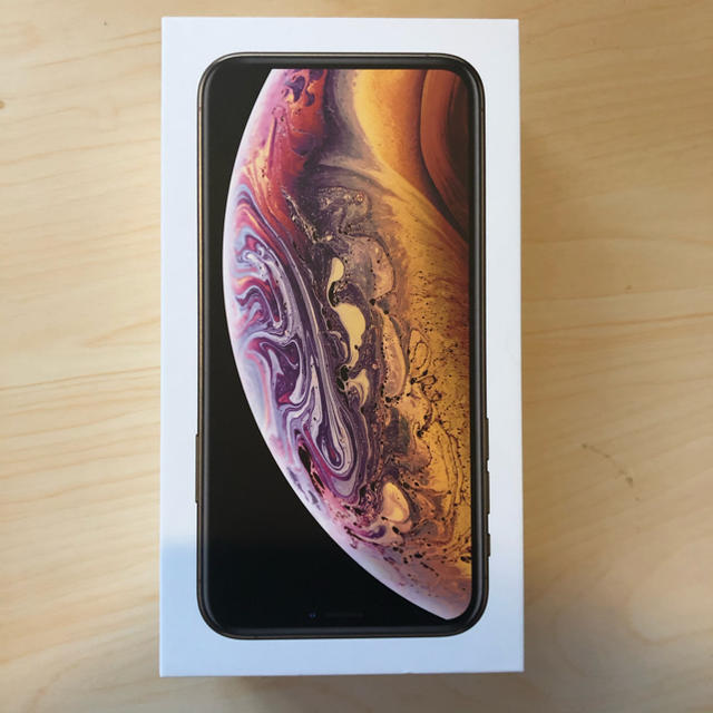 Apple(アップル)のiPhone Xs gold 256 GB SIMフリー スマホ/家電/カメラのスマートフォン/携帯電話(携帯電話本体)の商品写真